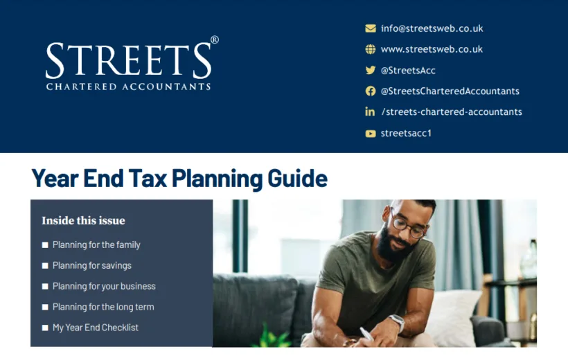 Year end tax guide cover
