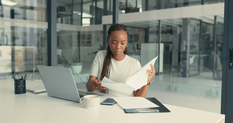 Lady-reading-through-a-document